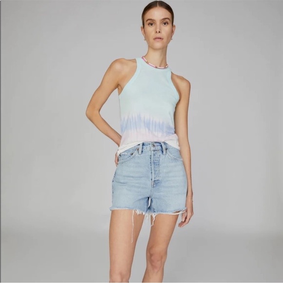 WSLY Raw Hem Ombre Tie Dye Tank Lot size small - Picture 2 of 15